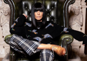 Claudia Winkleman loves her latest Traitors jumper so much she ‘licked it to keep it’